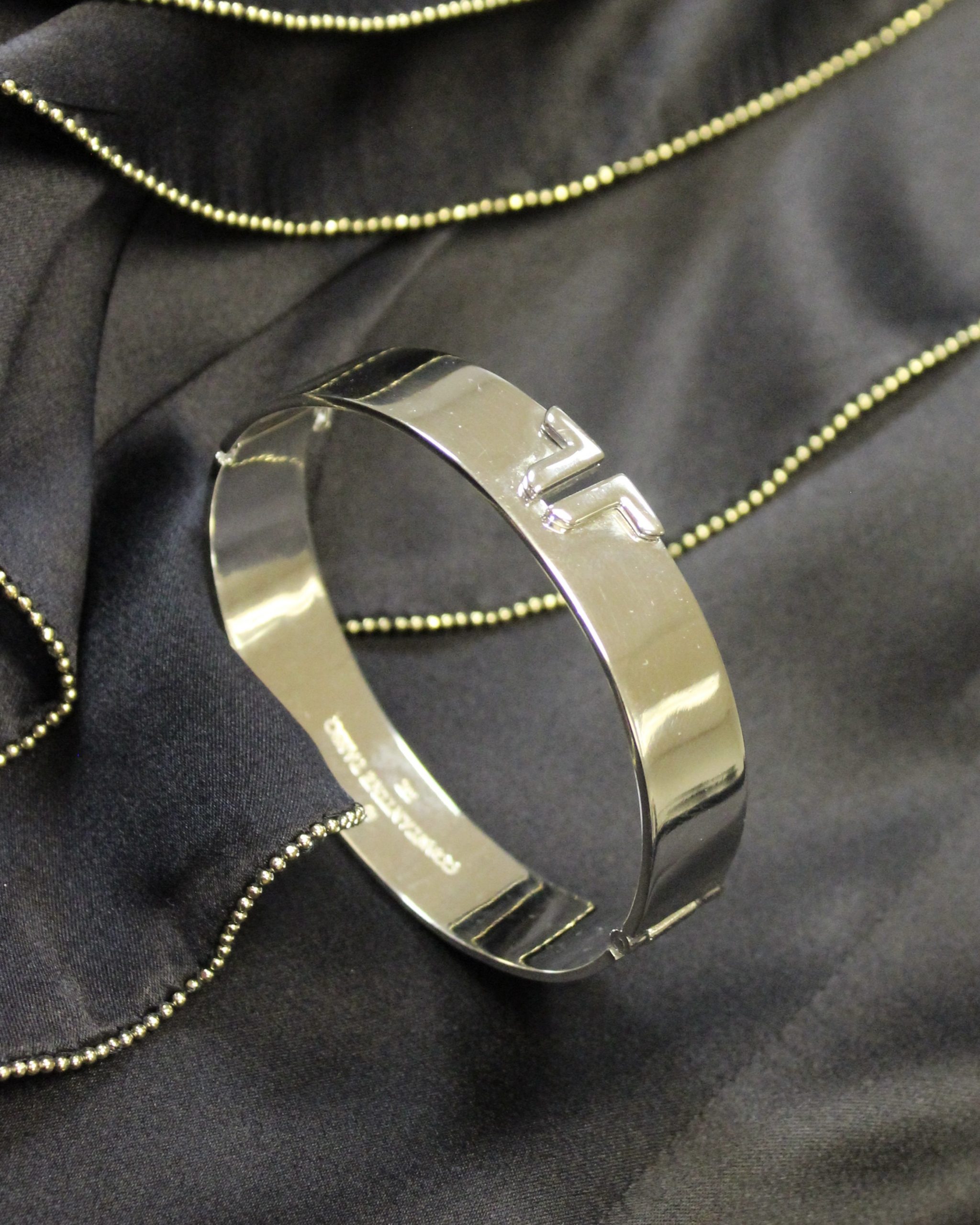 Constantine Tasso  Luxury Silver platinum plated T Bracelet