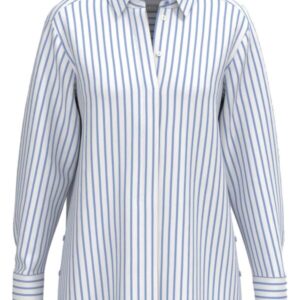 Bianca Blue And White Stripe Blouse