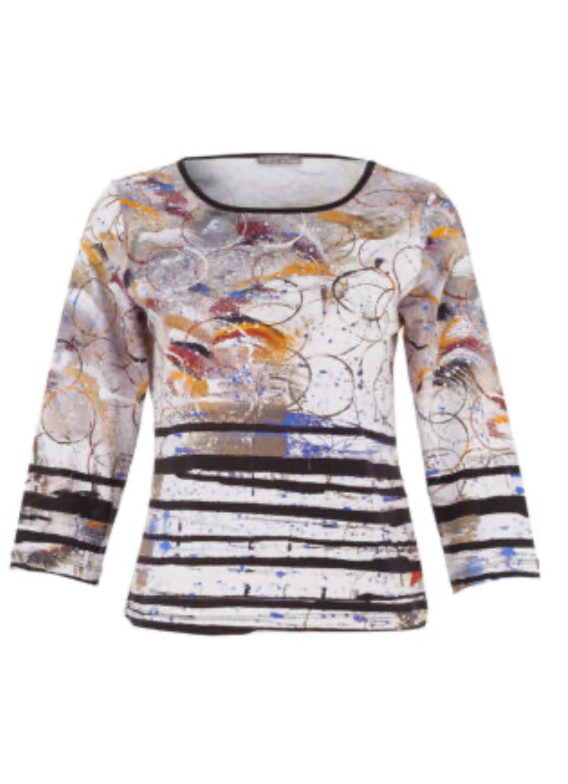 Dolcezza Top ln Blue White Grey Black and Brown New arrival